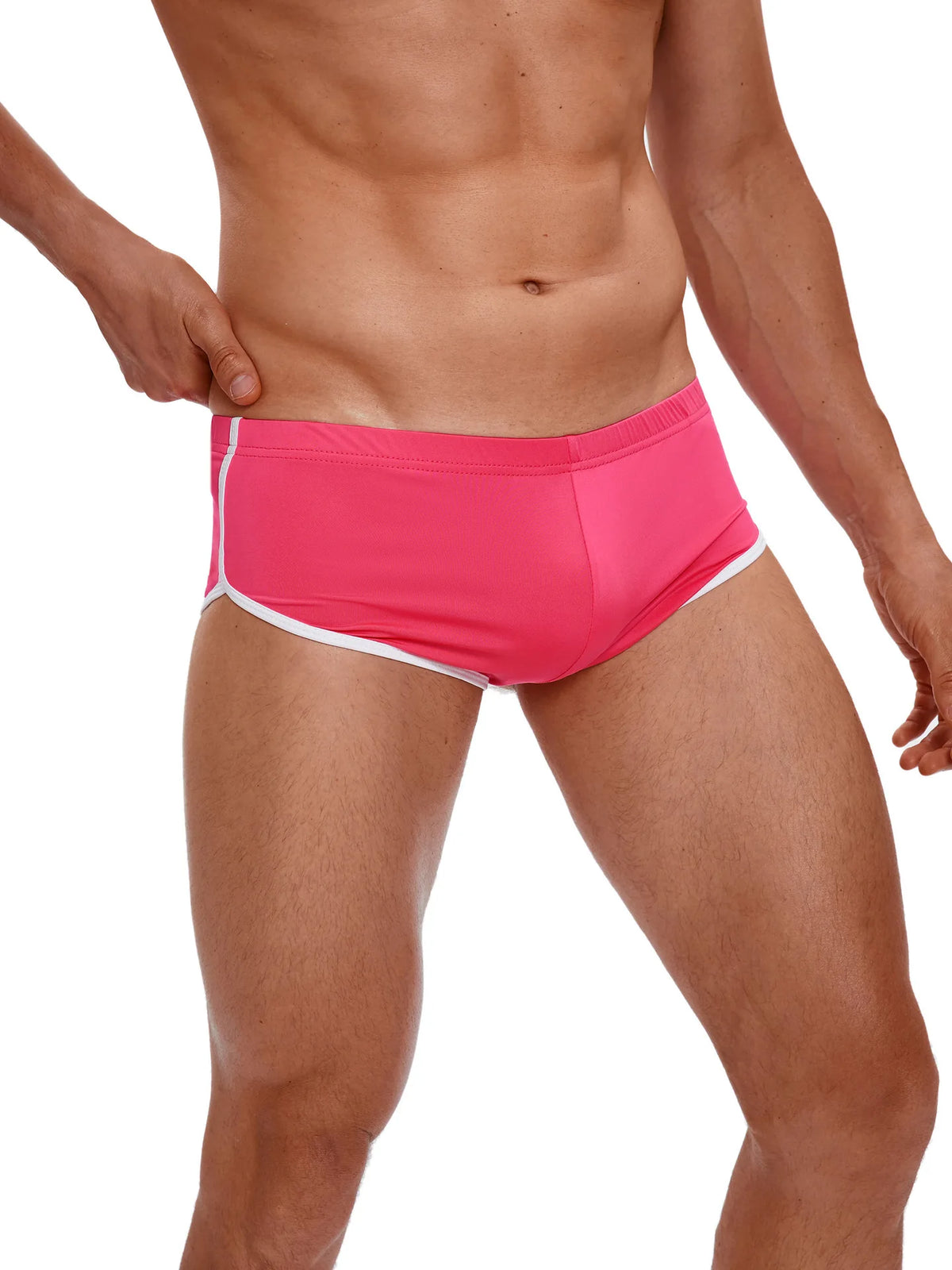 Sexy Running Elastic Sport Shorts Men's Summer Shorts Hot Pants Bar Nine Points Slim Fit Cotton Milk Silk Men's Fashion