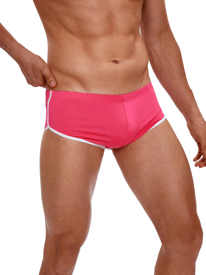 Sexy Running Elastic Sport Shorts Men's Summer Shorts Hot Pants Bar Nine Points Slim Fit Cotton Milk Silk Men's Fashion