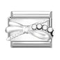 Zircon Star Heart Bow Moon Cherry Moon Italian Charm Links Fit 9mm Stainless Steel Bracelet Women Jewelry DIY Making Gifts