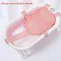 Baby Bath Net Mat Children  Newborn Adjustable Bathtub Pillow Seat Cushion Cross-shaped Anti-slip Bathtub Shower Cradle Bed Seat