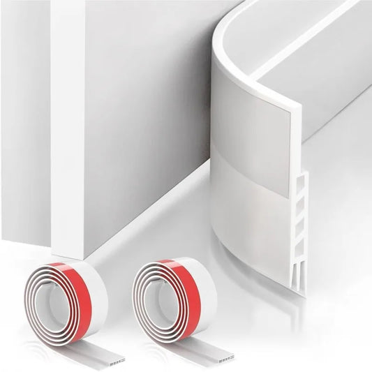 100cm Silicone Door Draught Excluder Door Bottom Sealing Strip Tape Weatherstrip Waterproof Wind Proof Sound Insulation