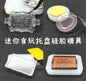 Miniature Food Play Mini Vintage Plate Fruit Plate Dinner Plate Doll House Mini Baking Baking Pan Organizer Jar Silicone Mold