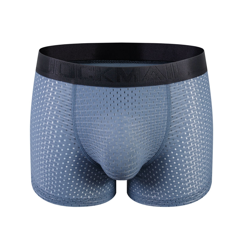 Men Trunks Built-in Fake Butt Hip Lifter Enhancer Shorts Boxer Briefs Padded Underwear Shapewear Underpants Nylon  Breathable