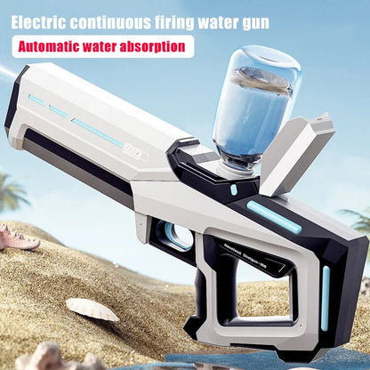 Kids Electric Water Gun Toys Summer Outdoor Beach Battle Game Full Automatic Induction Absorb Water Spray Guns for Children Gift