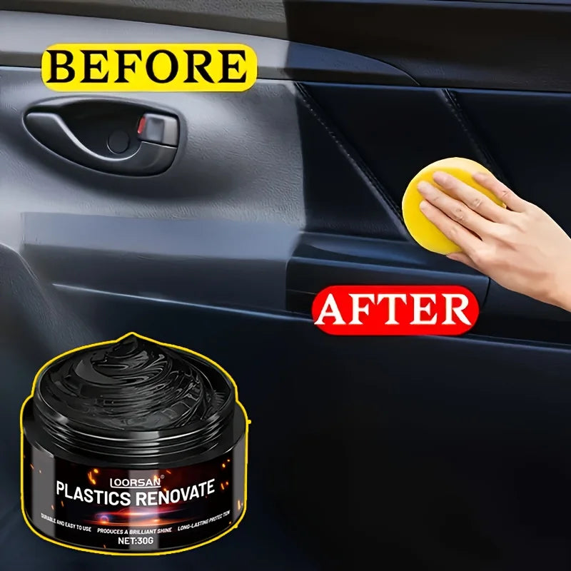 Automobile Plastic Repair Paste - Restores Black Luster, Removes Fading and Scratches, for Automobile Interior Repair
