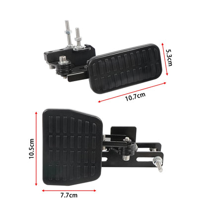 Gas and Brake Pedal Extenders Suitable For Most Vehicles Pedal For Go Kart Adjustable Length Angle Auto Vehicles Brake&Accelerat