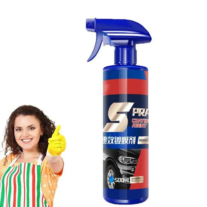 500ml Car Ceramic Coating Spray 3 In1 Car Paint Repair Shield Coating Car Paint Scratch Repair Remover Auto Polishing Spraying