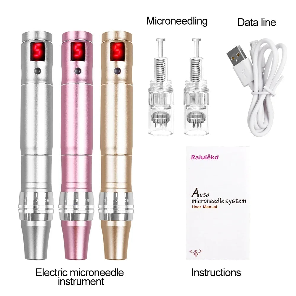 Ultima Dr.imp Pen Wireless Derma Rolling Dermapen Microneedling Cartridge Mesotherapy Auto Micro Needles Exfoliate Shrink Pores