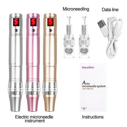 Ultima Dr.imp Pen Wireless Derma Rolling Dermapen Microneedling Cartridge Mesotherapy Auto Micro Needles Exfoliate Shrink Pores