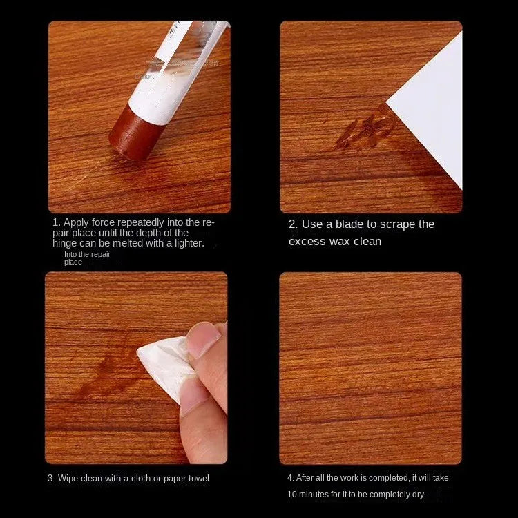 Waterproof Wooden Furniture Floor Repair Pen Damaged Scratch Maker Materials Door Window Patch Paint Crayon forHome Improvement