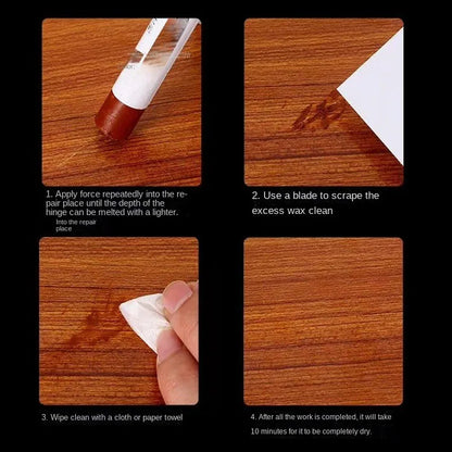Waterproof Wooden Furniture Floor Repair Pen Damaged Scratch Maker Materials Door Window Patch Paint Crayon forHome Improvement
