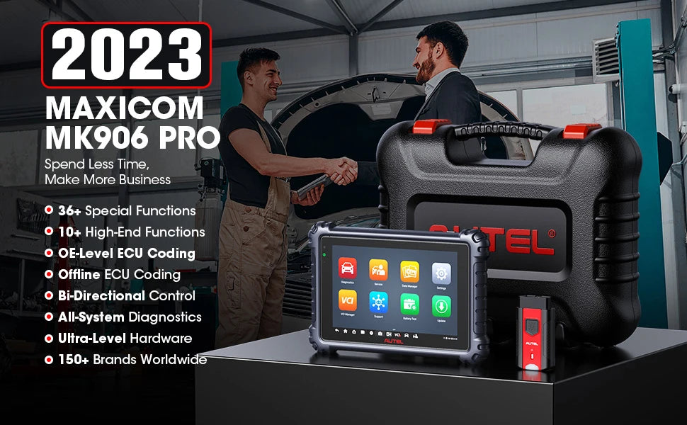 Autel MaxiCOM MK906PRO MK906 Pro Diagnostic Scanner ECU Coding Diagnostic Tools OBD2 Scanner Updated MK906BT MS906