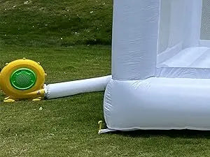 Customization White Bounce House with Blower 10x13.7x7.2ft Kids Bouncy Castle For Birthdays Party/ Gift