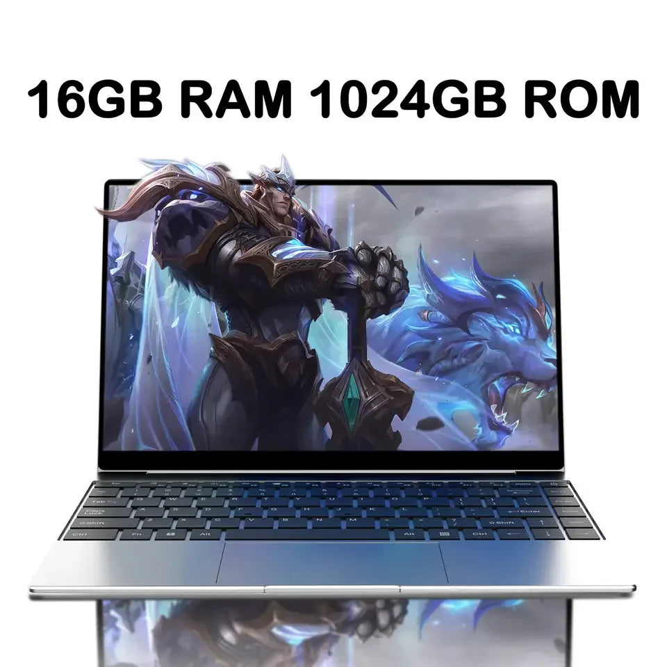 2026 NEW 14.1" Laptop Intel Core i9-9900 32GB 2TB Gaming Computer PC Windows11 Gamer office Ultra Slim Notebook 1920*1080