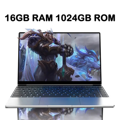 2026 NEW 14.1" Laptop Intel Core i9-9900 32GB 2TB Gaming Computer PC Windows11 Gamer office Ultra Slim Notebook 1920*1080