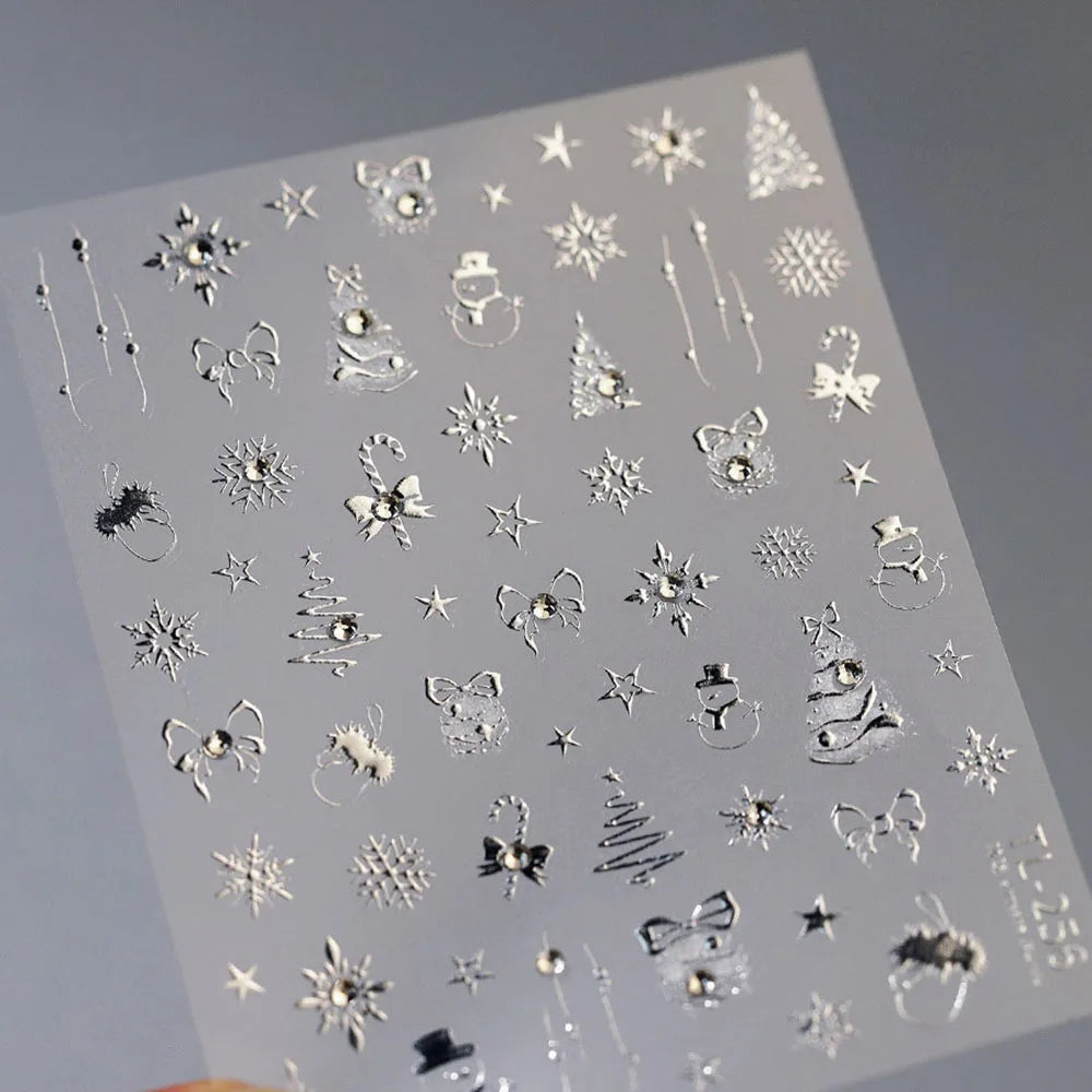 1pc Ocean Nail Art Stickers 5D Summer Starfish Seashell Nail Decals Decoration Y2K Embossed Nail Art Supplies Manicure Slider