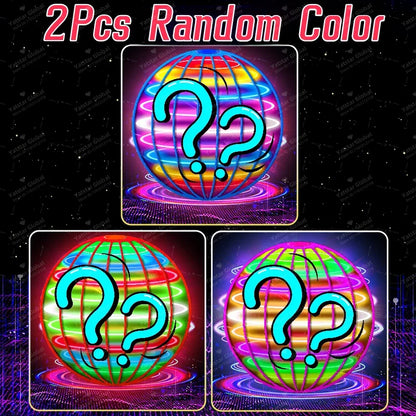 Pro Magic Flying Suspension Ball with Color LED & Auto 360° Gyro Spinner, Anti-Gravity Hover Orb, Outdoor Toy for Teens & Adults