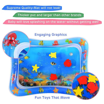 Baby Crawling Pad Water Pad Parent-child Water Toy PVC Inflatable Pad Children's Early Education Development Activity Toy