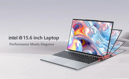 2026 Laptop Windows 11 Intel Core i9 10980HK 15.6 inch Gaming Laptops Portable Computer Backlit keyboard 16GB RAM 1TB SSD Pc
