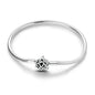 Original 925 Sterling Silver Charm Bracelets Heart Clip Bead Snake Chain Bracelet Fit Charms Beads Diy For Woman Fine Jewelry