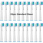 Brush Head Nozzles for Braun Oral B Replacement Toothbrush Head Sensitive Clean Sensi Ultrathin Gum Care Brush Head for Oralb