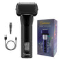 Hatteker 5-D Reciprocating Shaver for Men Home Use Beard Trimmer with LCD Digital Display Mesh Whitener USB Haircut Machine