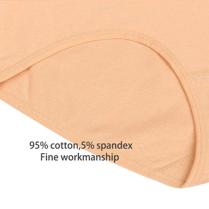 4Pcs Cotton Panties Women High Waist Underwear Body Slim Abdominal Shapers Plus Size Panties Briefs Girls Sexy Lingeries Female