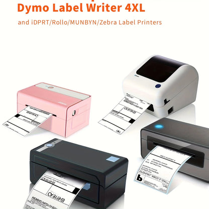 Thermal Paper Label for Warehouse & Logistics - High-Quality Adhesive Labels with Pre-Drilled Holes, Durable Blue，70*40mm