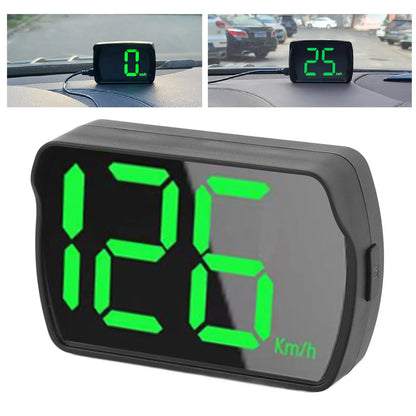 Car HUD Display Car HUD Speedometer USB Plug and Play KM MPH Digital Speed Display Universal for Truck SUV Bus Motorcycle