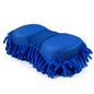 Car Wash Gloves Microfiber Wipe Car Sponge Scratch Free Car Wash Cleaning Coral Velvet Double-Sided Cleaning Tool