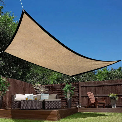 Premium HDPE Sun Shade Sail  All in One Solution for Patio,Garden Pergola,Yard,and Car Canopy! Ideal Plant Cover and Sun Shelter