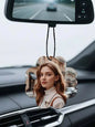30pcs Customized Personalized Photo Car Air Freshener Paper Fragrance Chips, Creative Custom Gift Car Decoration