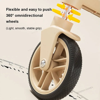 Portable Pet Separable Stroller One Click Easy Fold Cat Carrier Universal Compact Lightweight Baby Dog Travel Pushchair