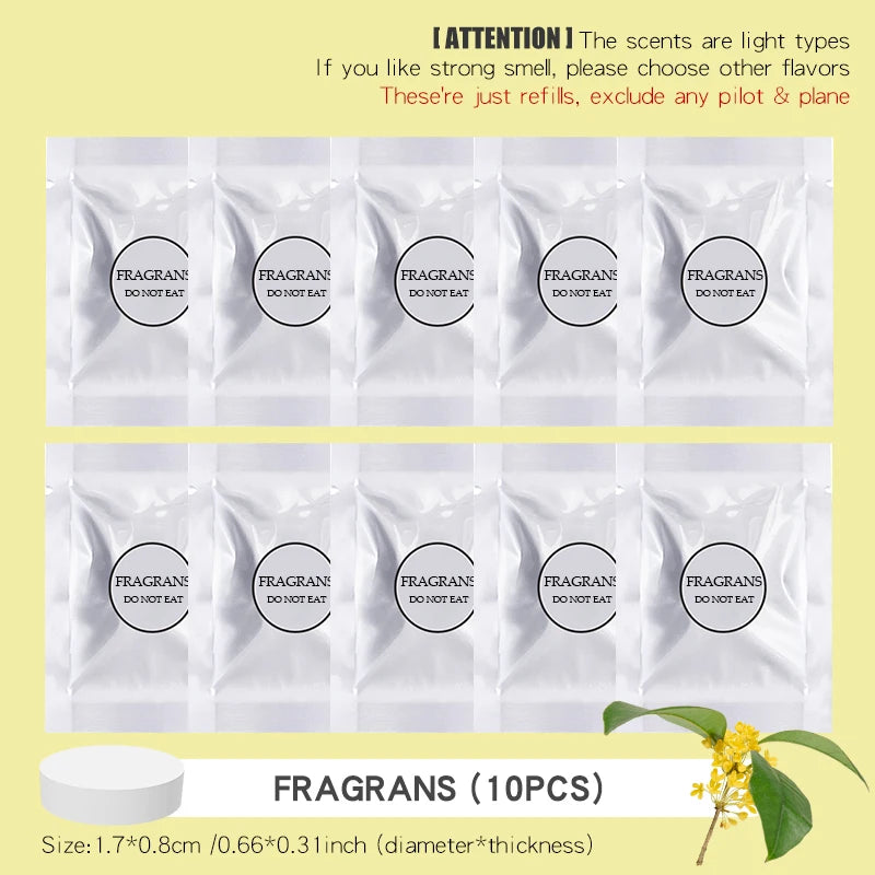 Just Refills!exclude any plane/pilot dog bear car air freshener replacement tablets fragrance pods aroma supplement perfume pads