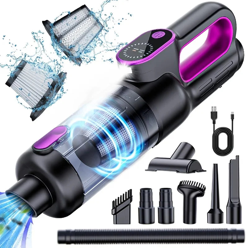 4-in-1 Cordless Stick Vacuum Cleaner 55000Pa Suction Power Powerful  Cordless Rechargeable Lithium Battery for Carpet Floor Pet