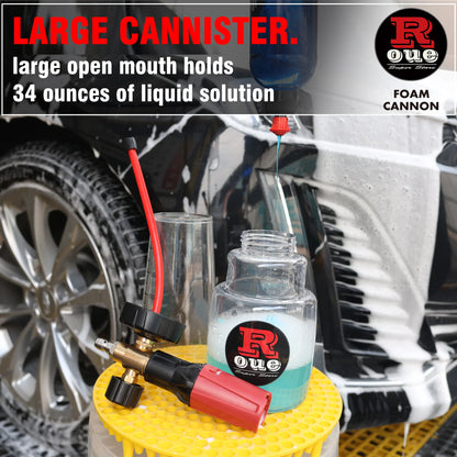 KAIKARAI High-Pressure Cleaning Gun Black-red Foam Watering Can Simple Car Washing Tools Outdoor Garden Washing Machine Bubbler