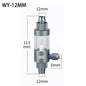 Aquarium CO2 Diffuser Observable Quick Insertion Anti Reflux CO2 External Nebulizer Fish Tank External CO2 Nebulizer Diffuser