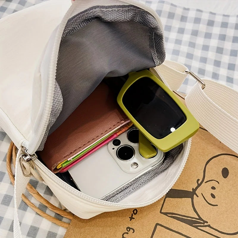 Women Fashion Mobile Phone Bag Portable Messenger Bag All-match Mini Small Crossbody Bag Hanging Neck Purse Vertical Handbag