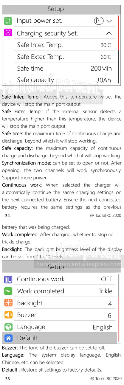 ToolkitRC M6D V3 Charger Black DC 500W Intelligent Dual Channel 1S 2S 3S 4S 5S 6S Toy Model Car Lithium Battery Fast Charging