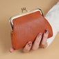 2024 New Retro Purse Ladies Short Purse Buckle Candy Colored Coin Purse Purse Change Purse