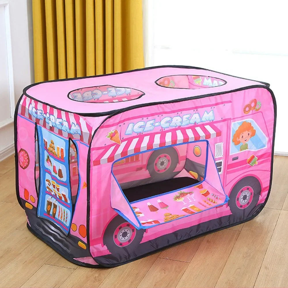 Ins Folding Children Play Tent Indoor Outdoor Princess Castle House Enfant Room House Girls Gift Toys Tents Children Play Tent