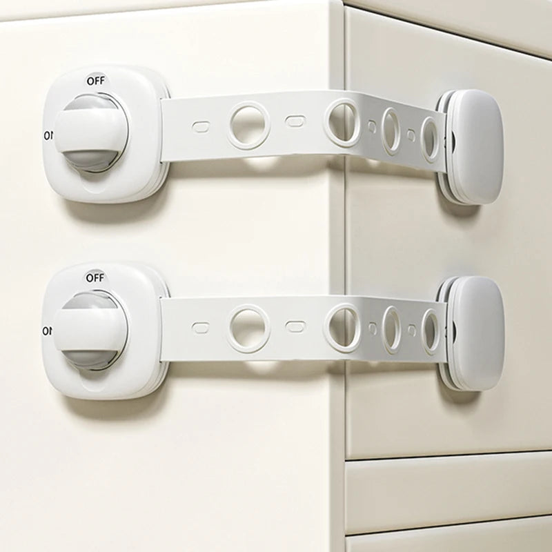 Baby Safety Lock Drawer Child Safety Cabinet Locks Adhesive Cabinet For Drawer Door Latches Baby Safe Straps Child Door Security