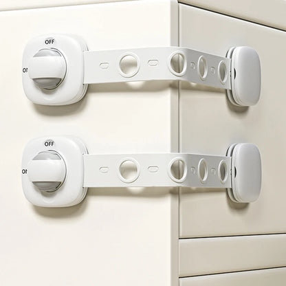 Baby Safety Lock Drawer Child Safety Cabinet Locks Adhesive Cabinet For Drawer Door Latches Baby Safe Straps Child Door Security