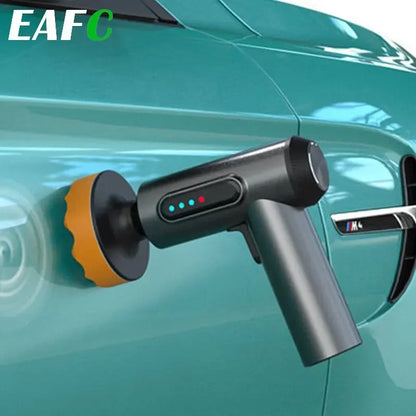 EAFC Car Polisher Machine Handheld Wireless Polisher Car Polishing Waxing Machine Power Tool for Car Body Cleanig Waxing Repair