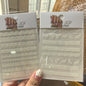 2pcs Y2K White Lace 5D Nail Art Stickers White Embossed Flowers Petals Elegant French Decals Wedding Nails Manicure Decorations*