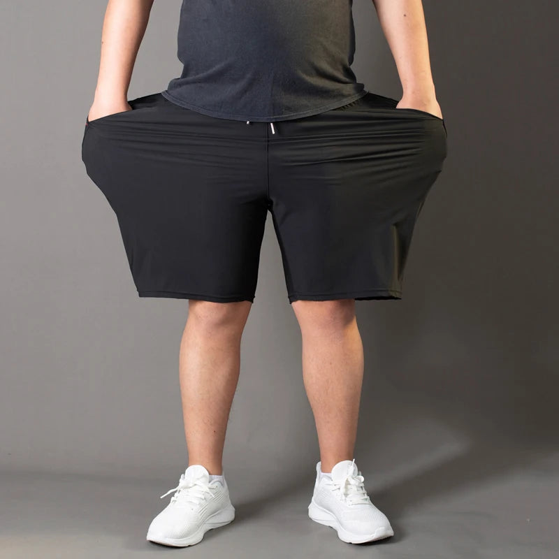 1pc/2pcs Summer Men's Quick Dry T-shirt Shorts Plus Size Short-sleeve Tee Sport Set Casual Shirt Elastic Waist Pant Male Clothes