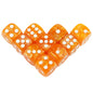 16MM Round Corner Game Dice Set 6-Sided Marble Acrylic Dices for  Tabletop Game Gambling Entertainment Party