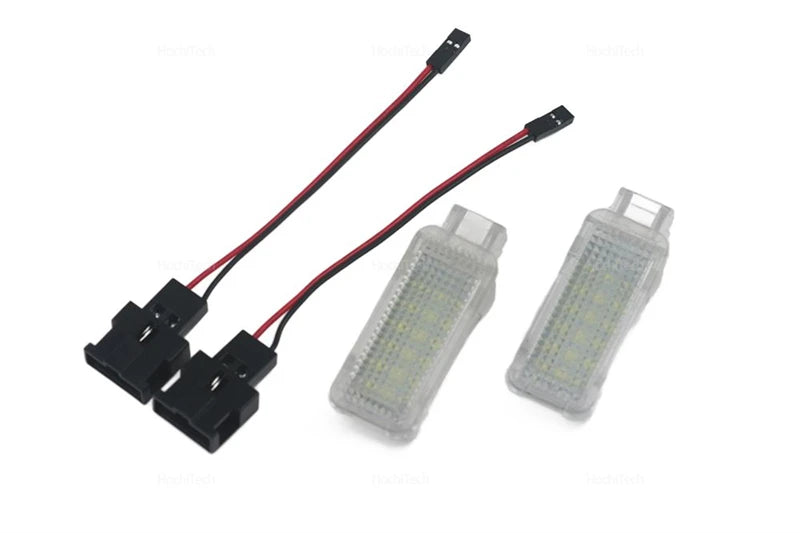 Interior Trunk Boot Lamp for Audi A3 8P A4 B6 B8 A5 A6 C5 A8 Q5 Q7 TT 2Pcs Canbus LED Luggage Door Courtesy Footwell Light