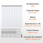 SucceBuy PVC Clear Strip Curtain 84" x 38"/48"/60" Plastic Windproof Door Freezer Curtain Hanging Strips for Warehouse Home