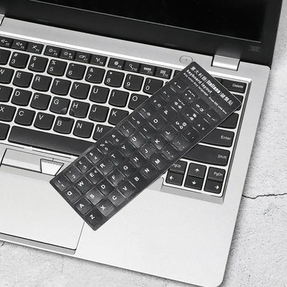 Non-slip Arabic Deutsch Spanish Keyboard Stickers Russian Letter Alphabet Layout English Wear-resistant Keyboard Covers